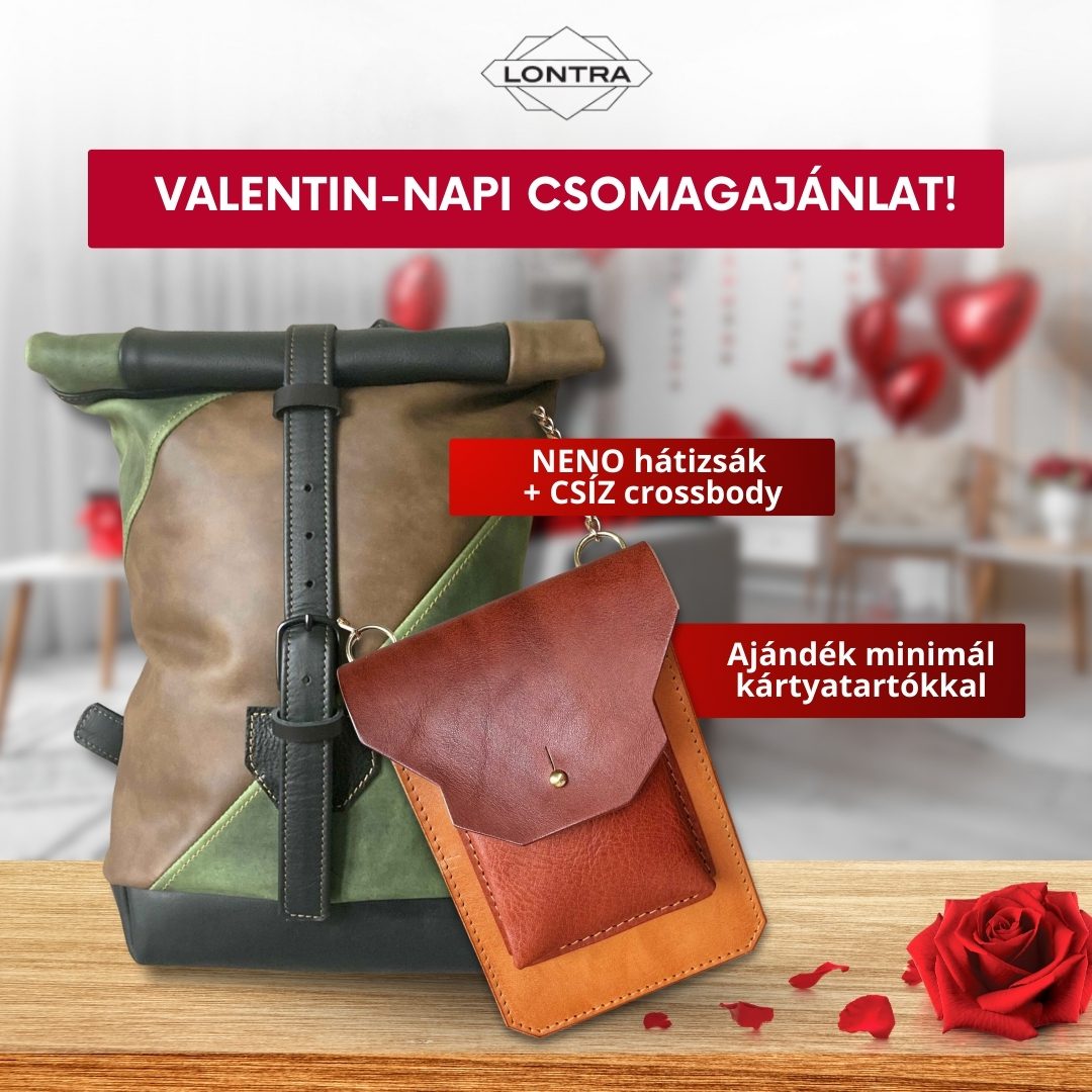 Neno háti + Csíz crossbody- ajándék kártyatartó